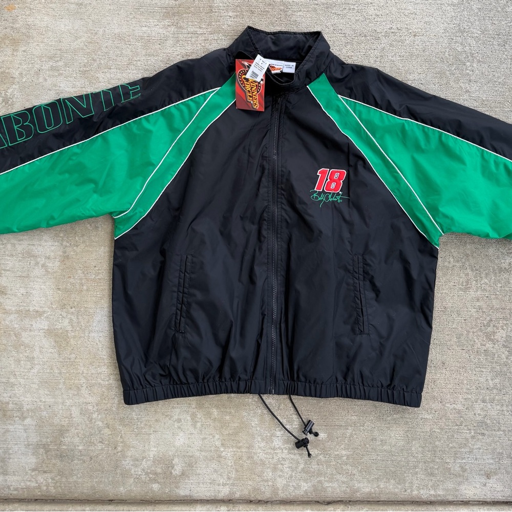 NWT Winner’s Circle Bobby Labonte # 18 Over The Wall Nylon Jacket Men Size XXL
